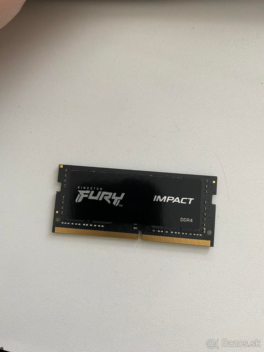 RAM Kingston FURY SO-DIMM 16GB DDR4 2666MHz CL15 Impact 1Gx8