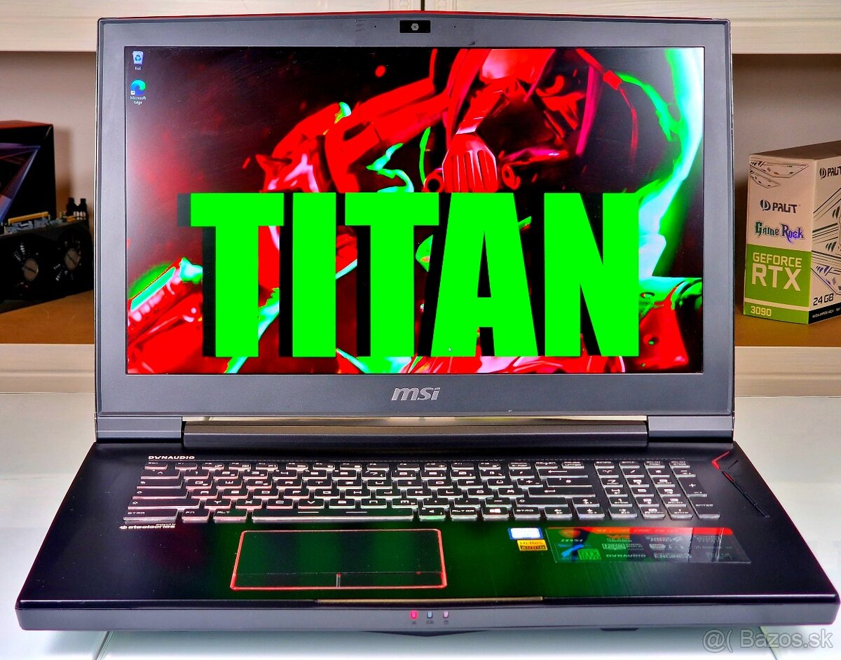 Herný notebook MSI TITAN GT75 | 17,3" 120Hz | GTX 1070 | 32G