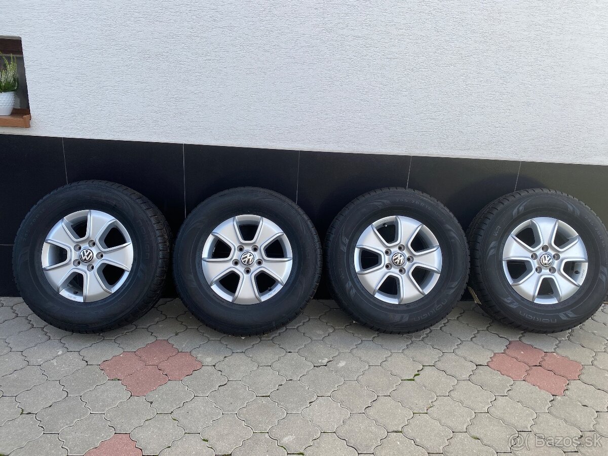 VW AMAROK ORIGINAL ALU KOLA-ZIMNE PNEU.245/70R16