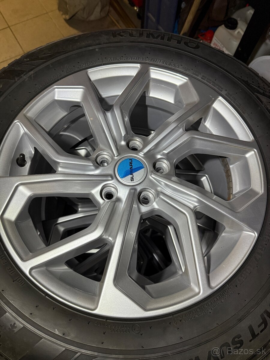 SUBARU original komplet sada kolies R17