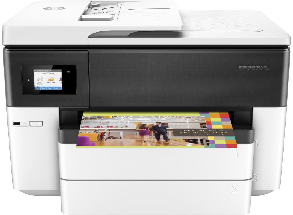 Tlačiaren A3 HP OfficeJet Pro 7740 (G5J