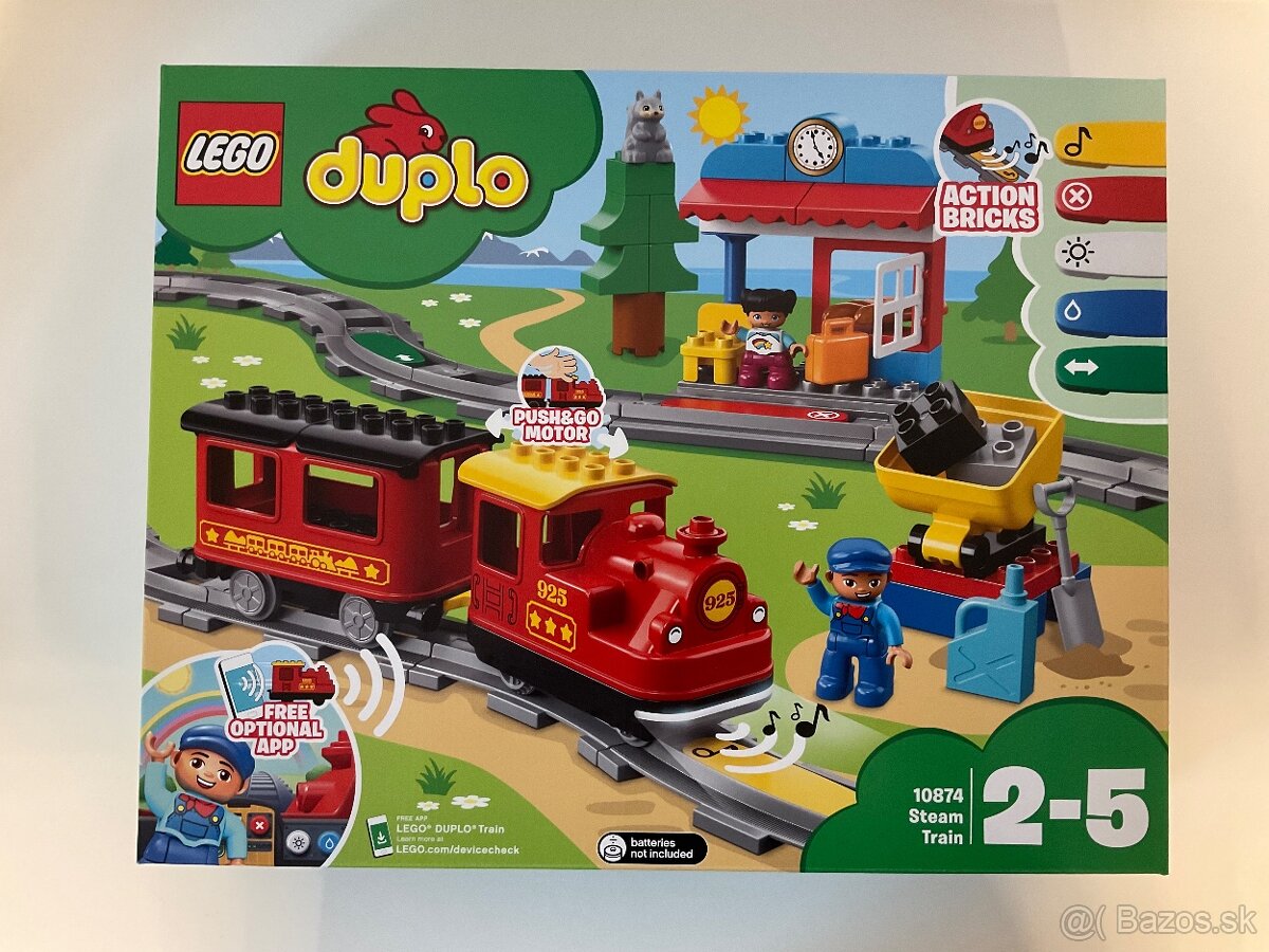 LEGO® DUPLO® 10874 Parný vlak - nové