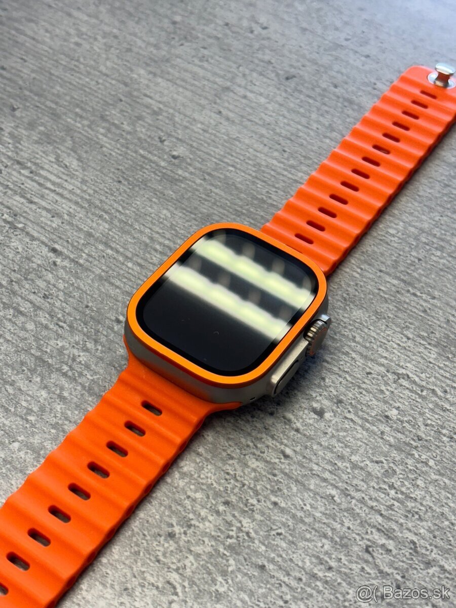 Apple Watch Ultra 49mm Titanium/ Orange Band