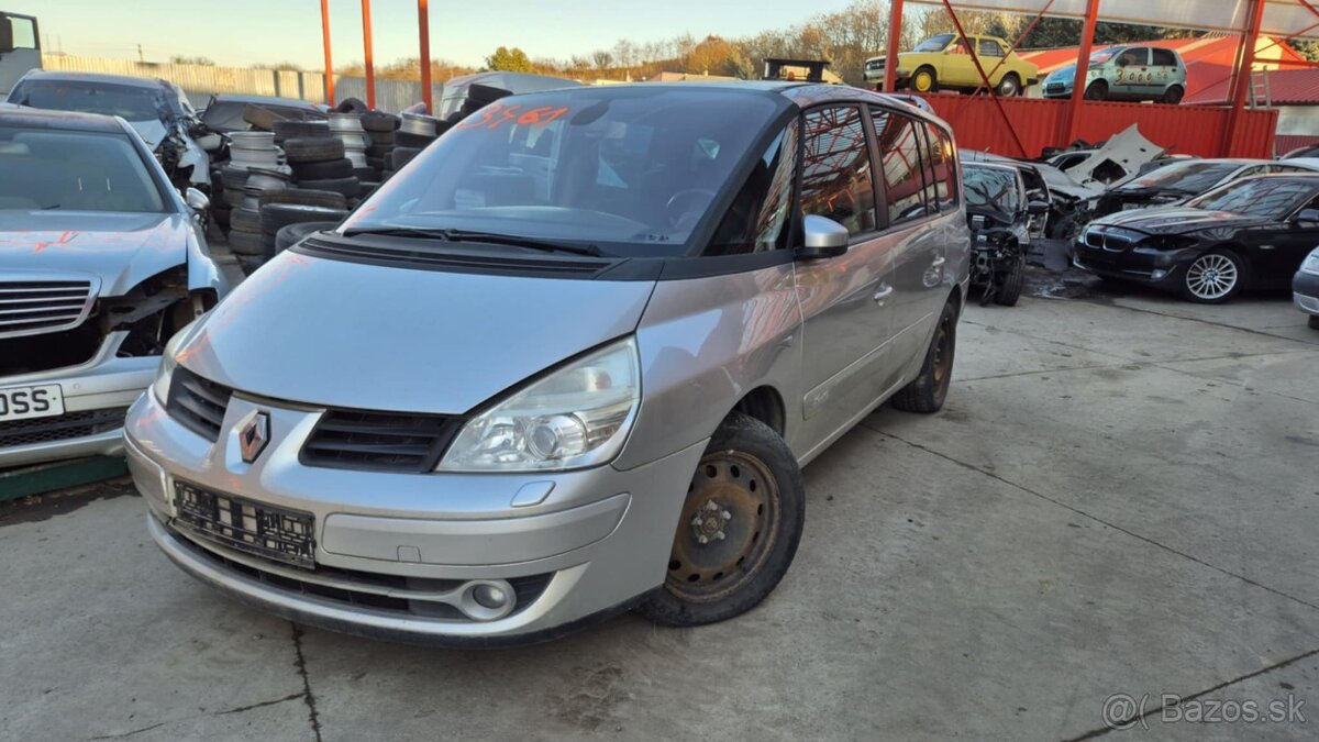 Renault Espace 3,0DCI 133kw a 130kw kód: P9XA7