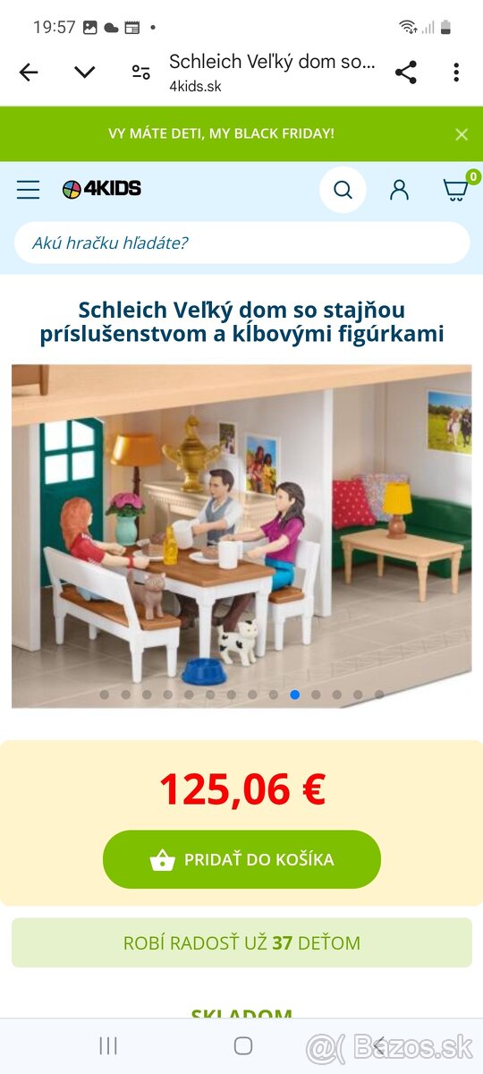 Schleich, dom so stajňou