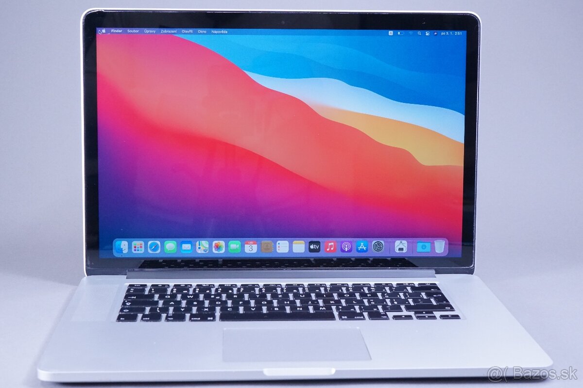 ZÁRUKA/Macbook Pro 15.4"/I7 2.2GHZ/16GB RAM/256GB SSD/CZ