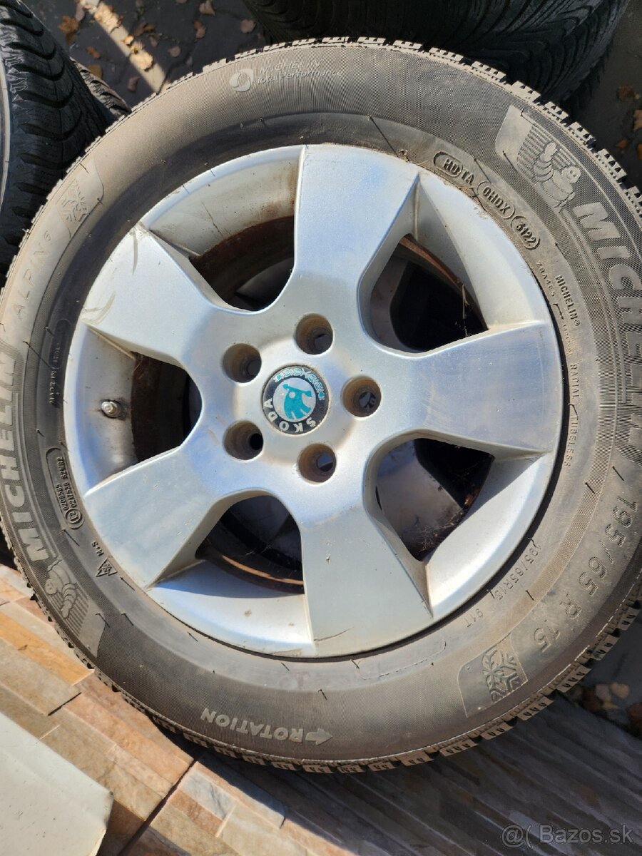 Skoda zimna sada 195/65 R15