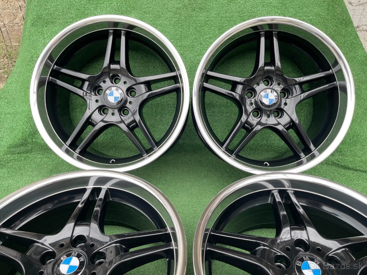 R19 5x120 Original BMW 8.5J ET18 - 9.5J ET32   Black Polish