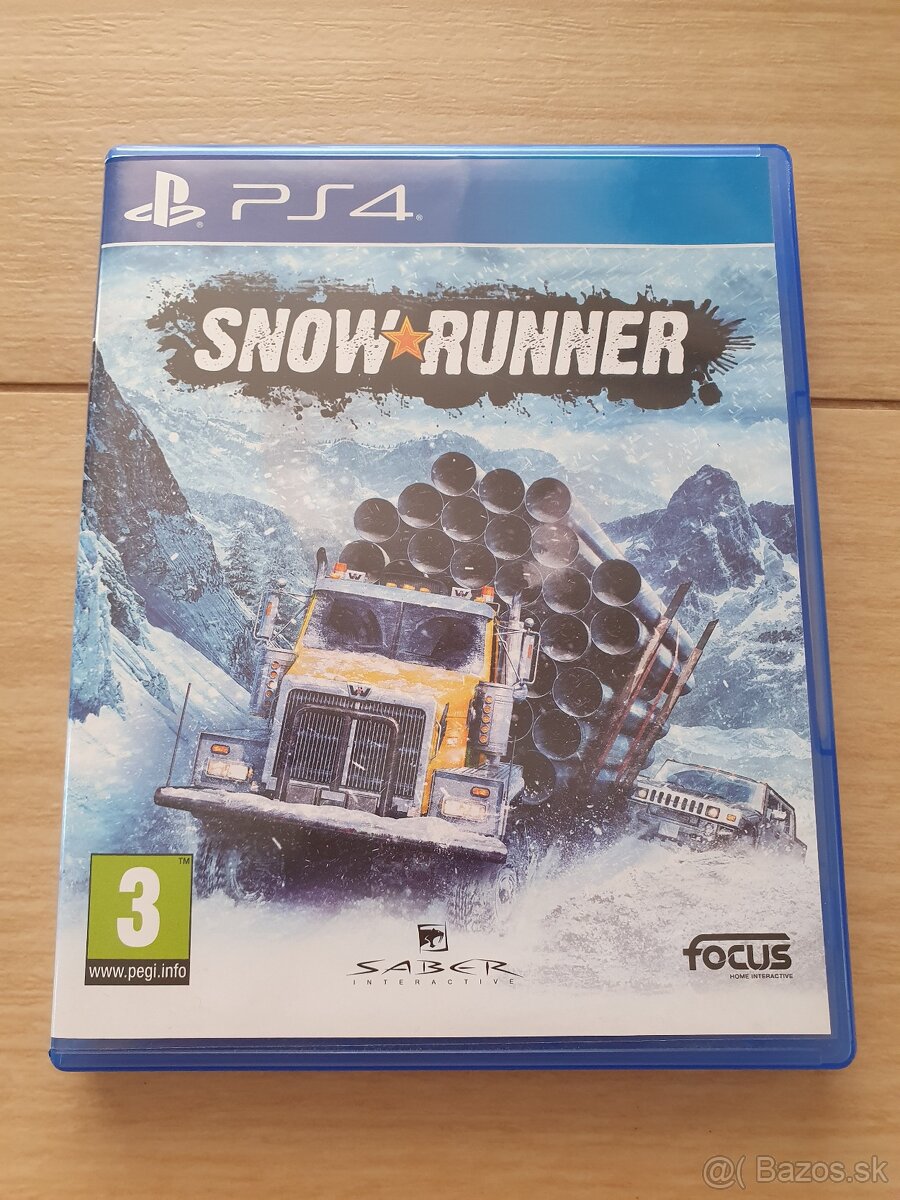 Predám hru na ps4 Snowrunner cz