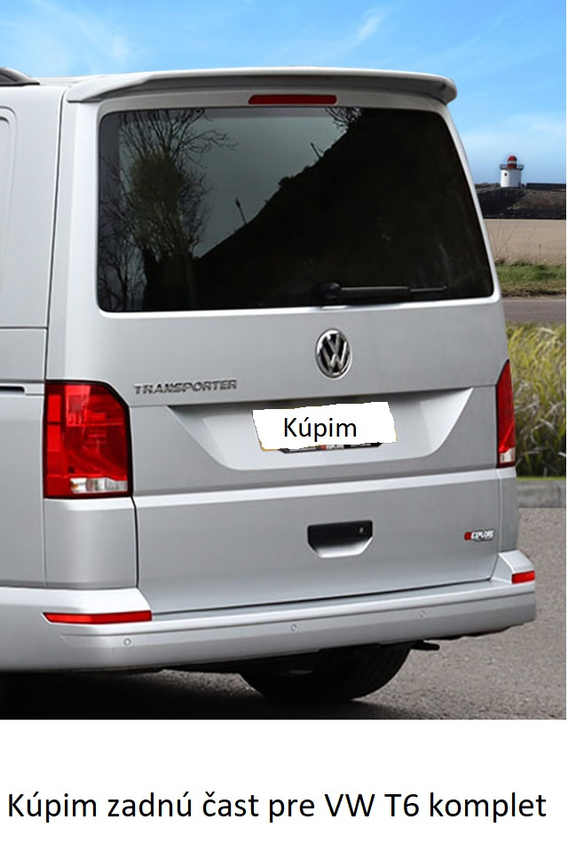 Kupim zadnu cast pre VW T6