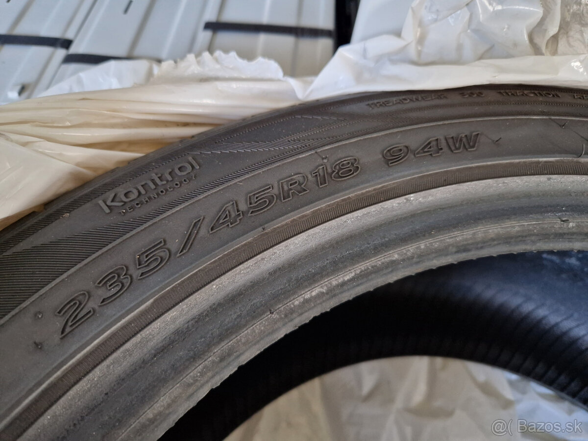 Predám pneu Hankook 235 45 r18 - už len 2ks