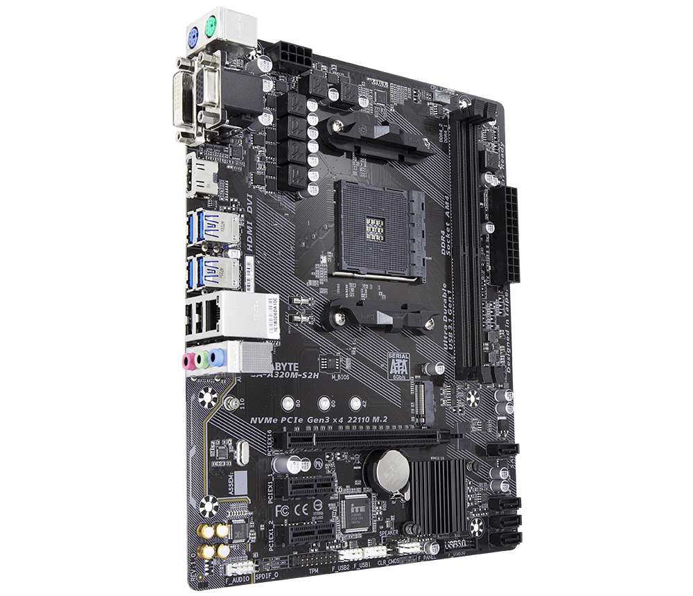 Gigabyte GA-A320M-S2H