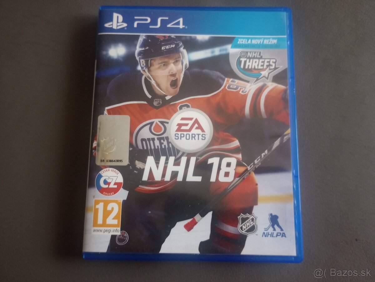 Predám NHL 18 CZ PS4