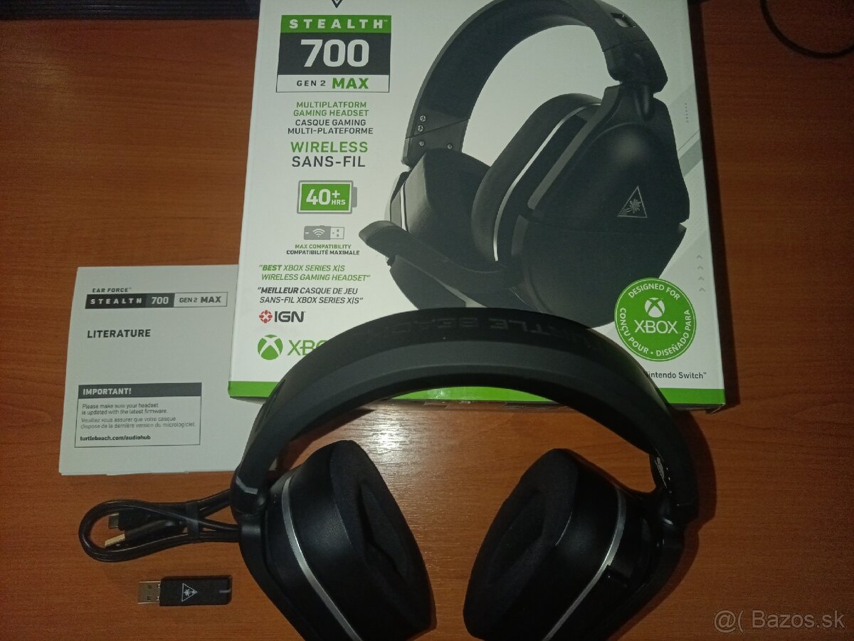 Herné slúchadlá pre Xbox Turtle Beach Sealth 700 gen 2 max