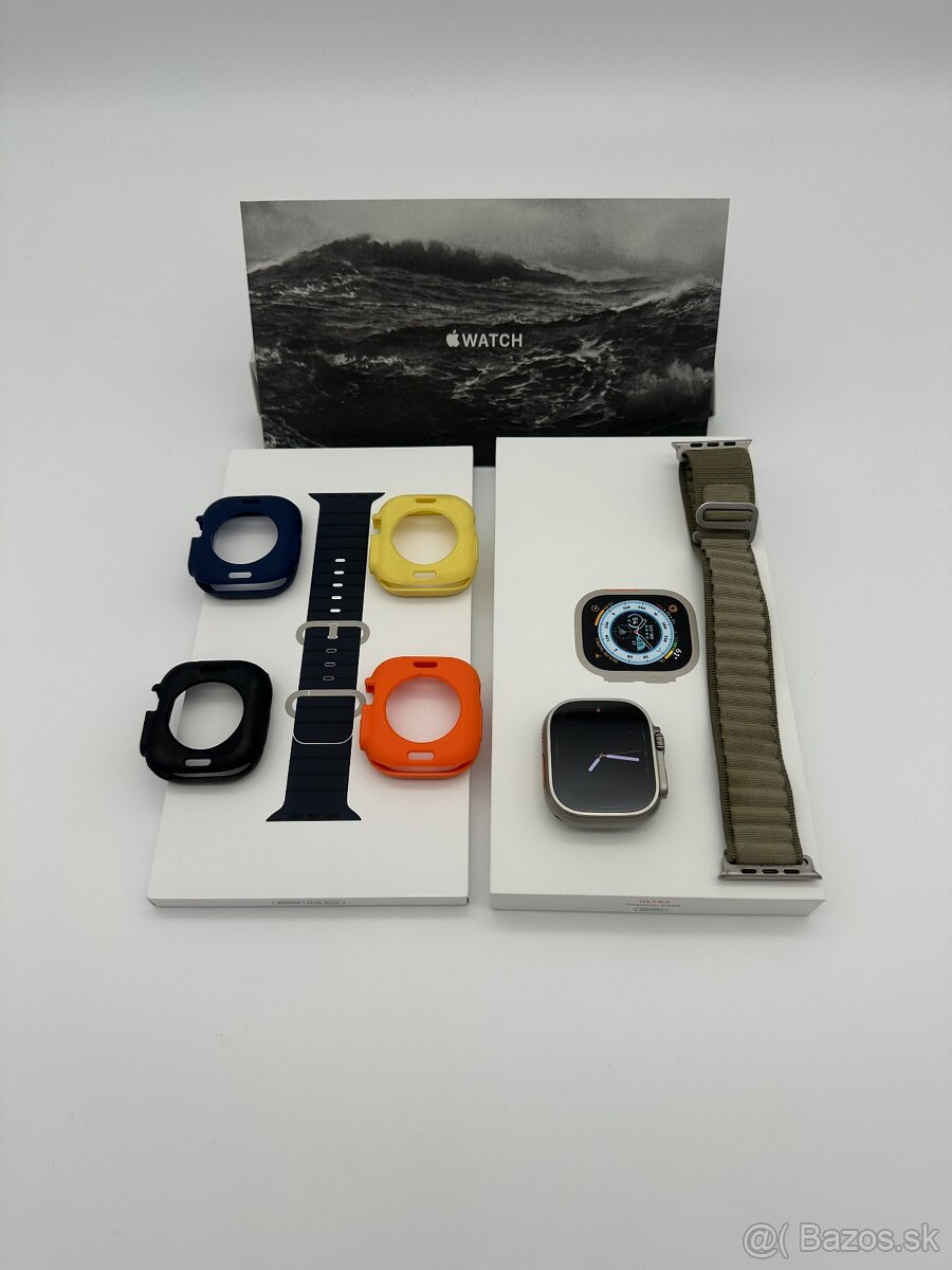 Apple Watch Ultra 49mm Titanium KOMPLET + DARČEK