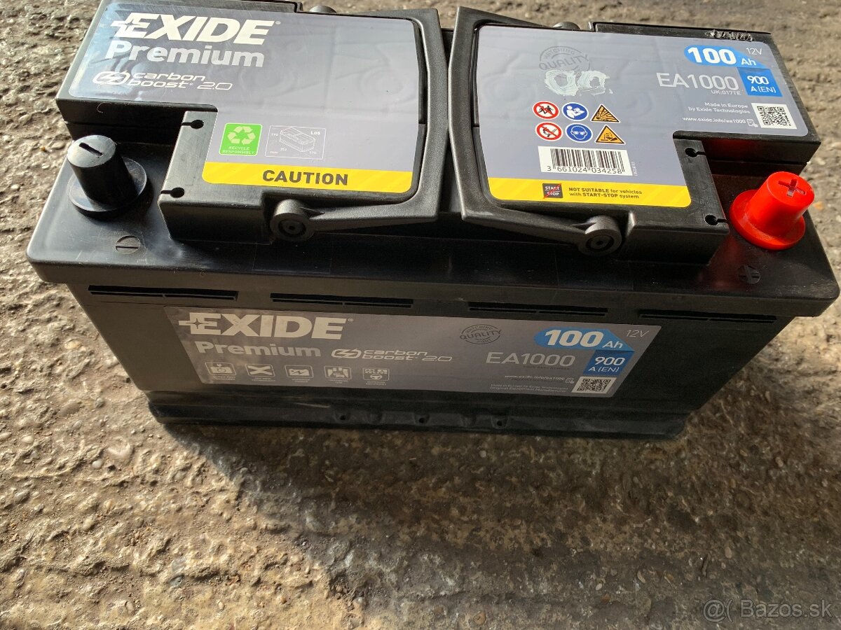 Autobatéria  EXIDE 12 v