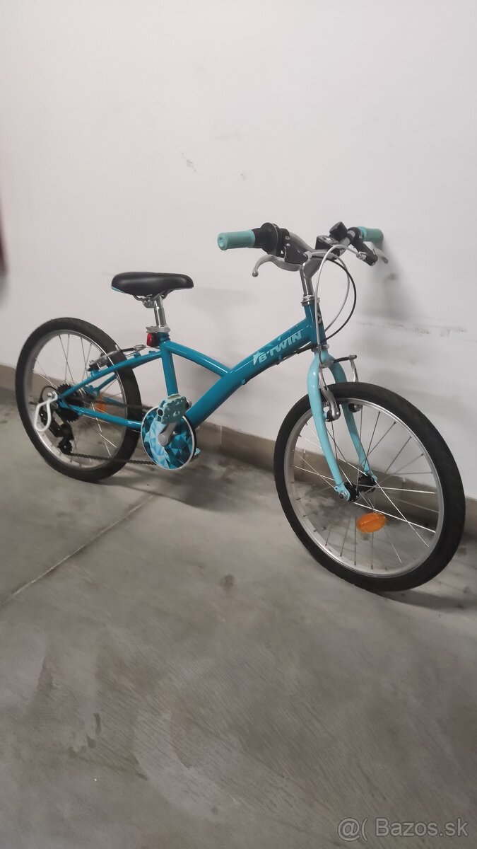 16" detský bicykel B-Twin s prehadzovačkou