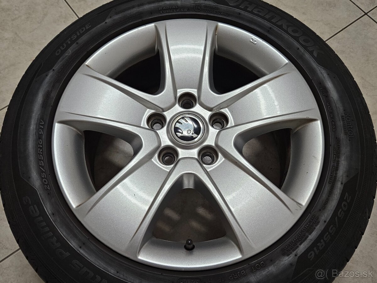 ŠKODA 16" (5x112) + pneu 90%