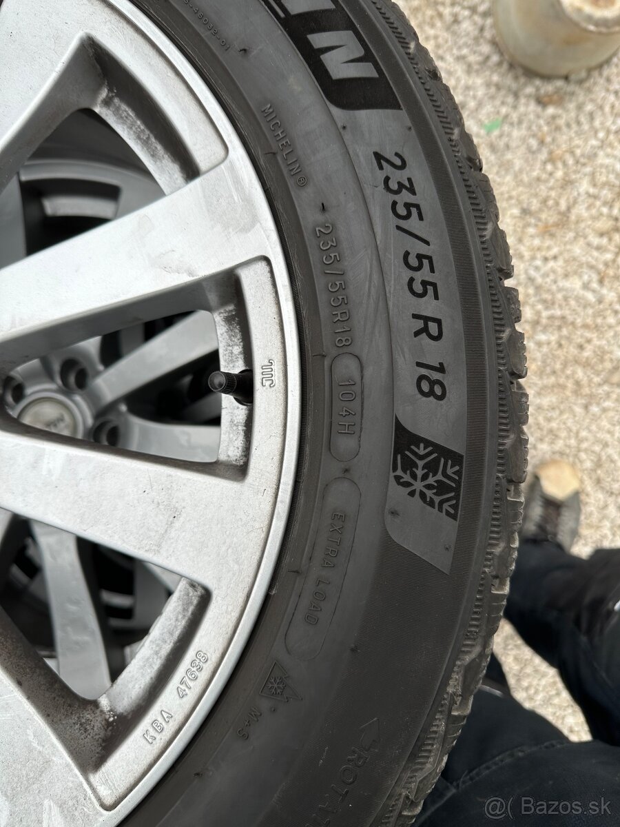 Sada 4ks zimne pneu Michelin Pilot Alpin 5  s diskami Volvo