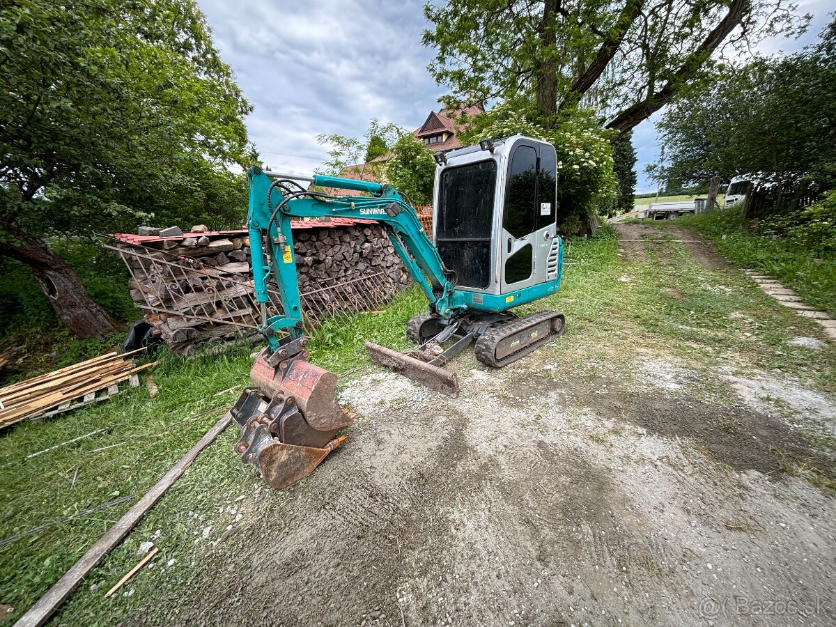 Požičovňa minibágra, vibračný valec