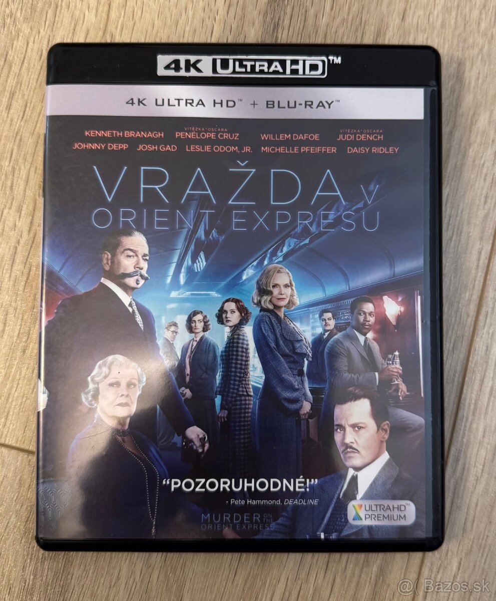 Blu Ray Vražda v Orient EXPRESU