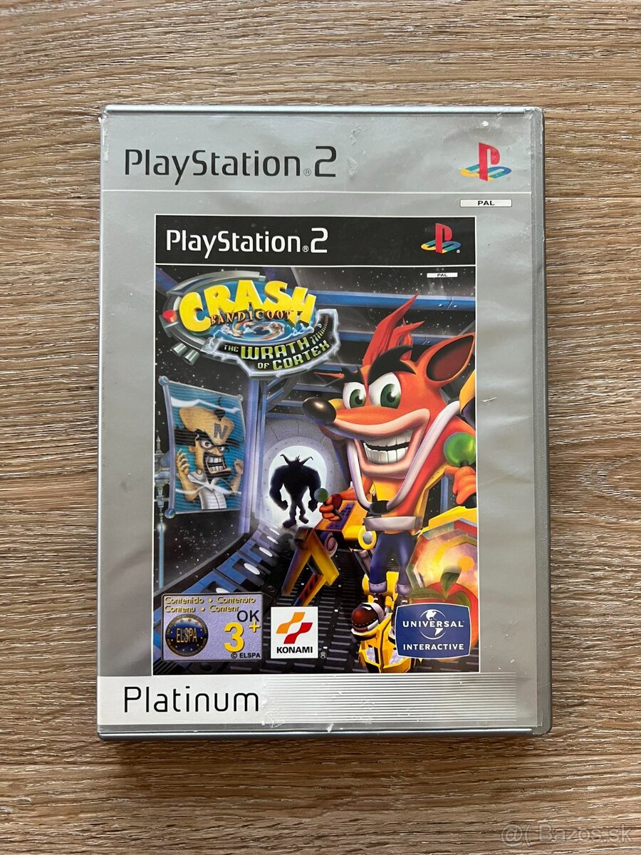 PS2 Crash Bandicoot The Wrath of Cortex Platinum