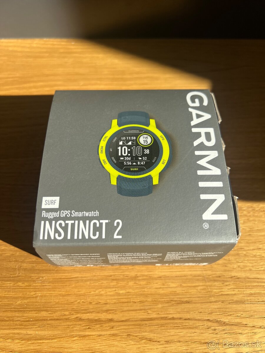 Predám GARMIN INSTINCT 2, SURF, TOP stav, ZARUKA SK