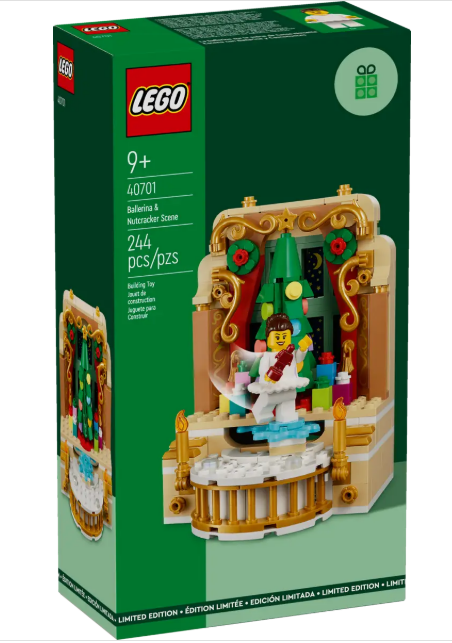 NEROZBALENÉ LEGO® City 40701 Scéna s baletkou a Luskáčikom