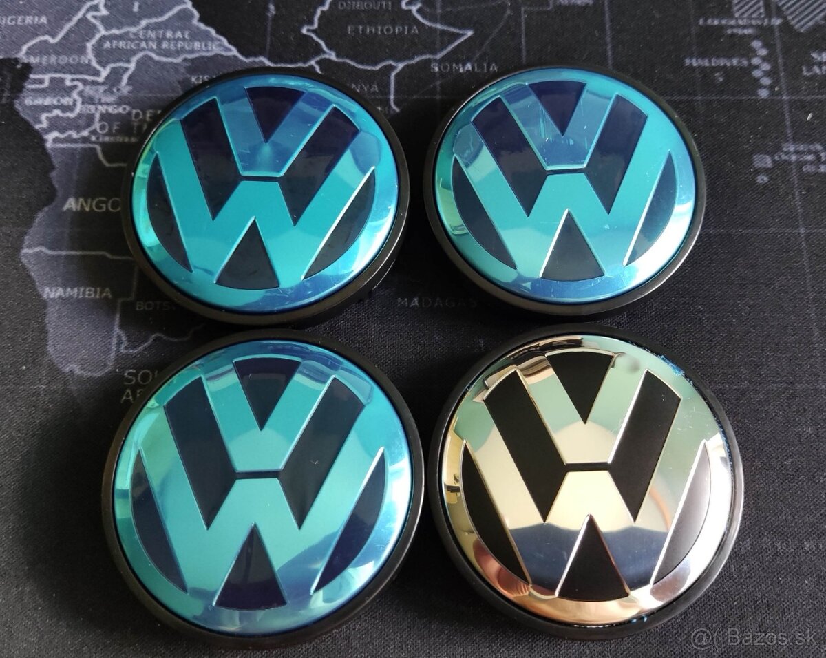 VW krytky stredovej diery Volkswagen/ pukličky diskov VW 3B7