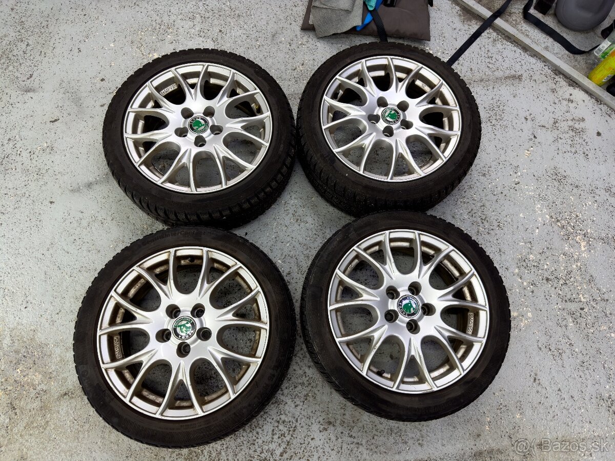 5x100 R16 205/45 zimne 300€