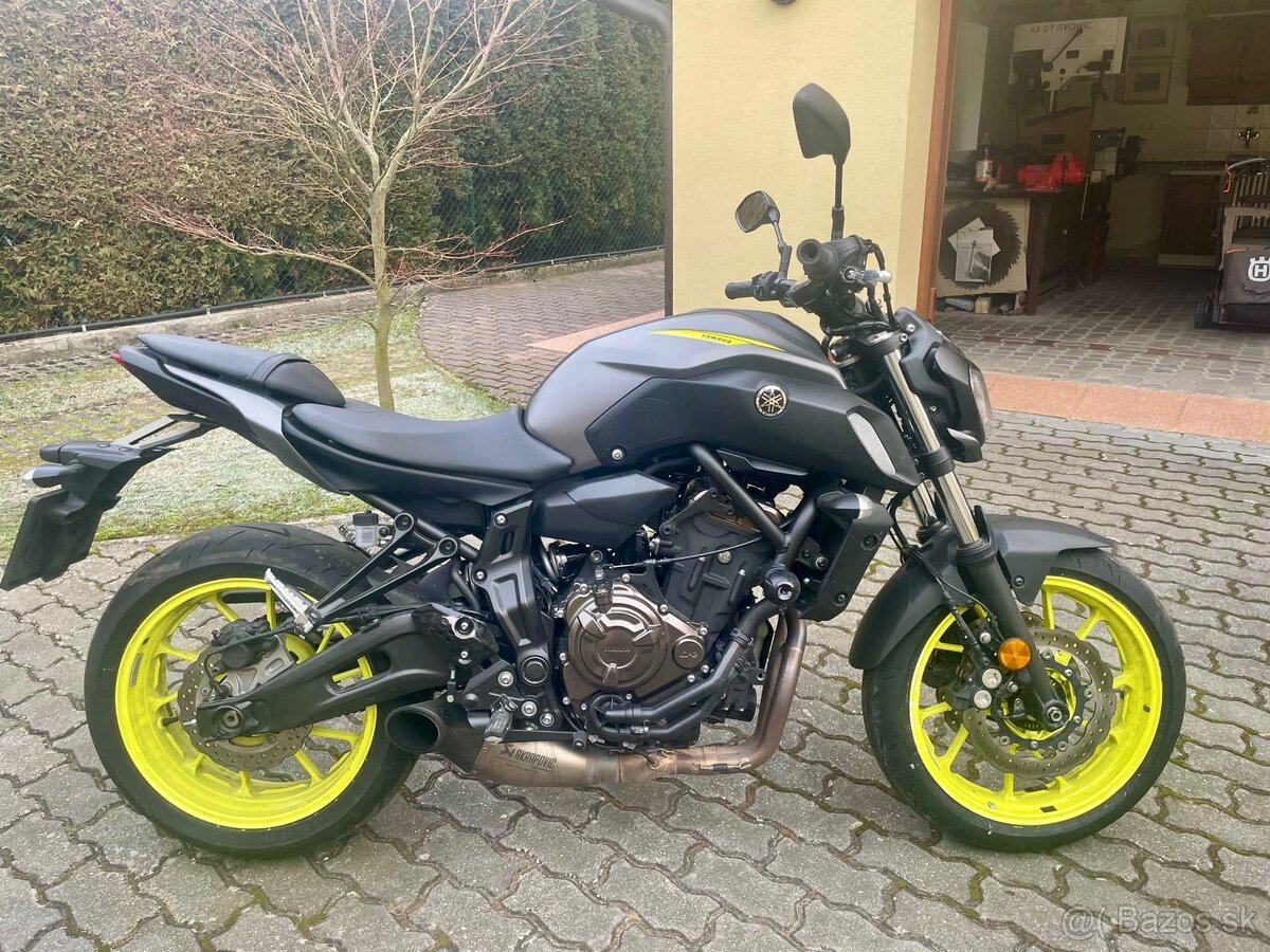 Yamaha Mt 07 A2-55kw otovrená