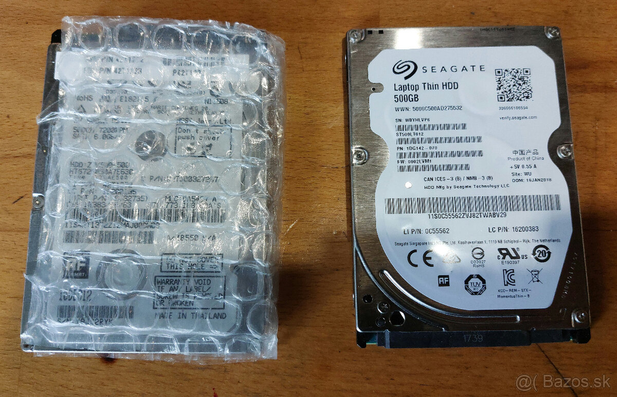 Nove HDD a SSD disky