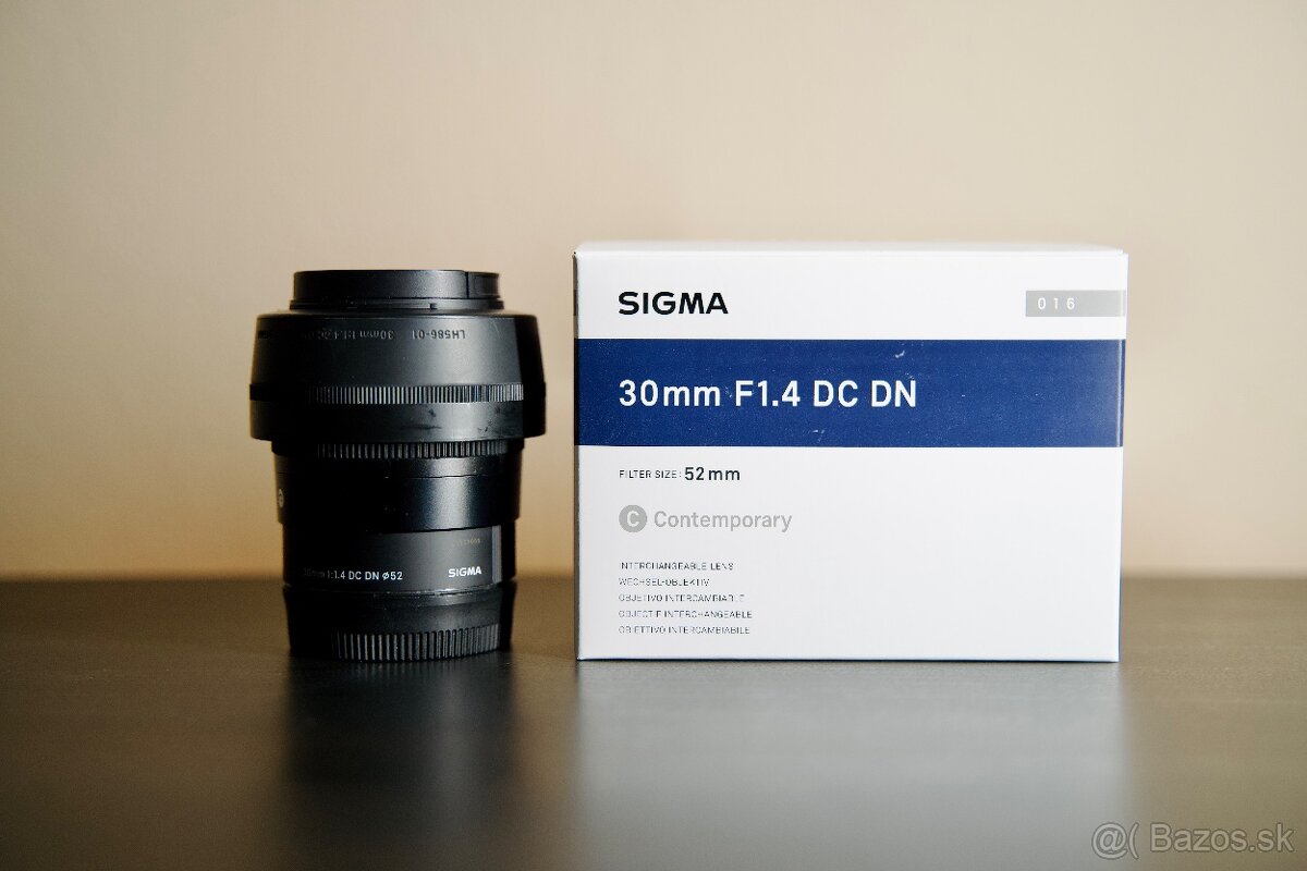 Sigma 30mm F1.4 + ND filter