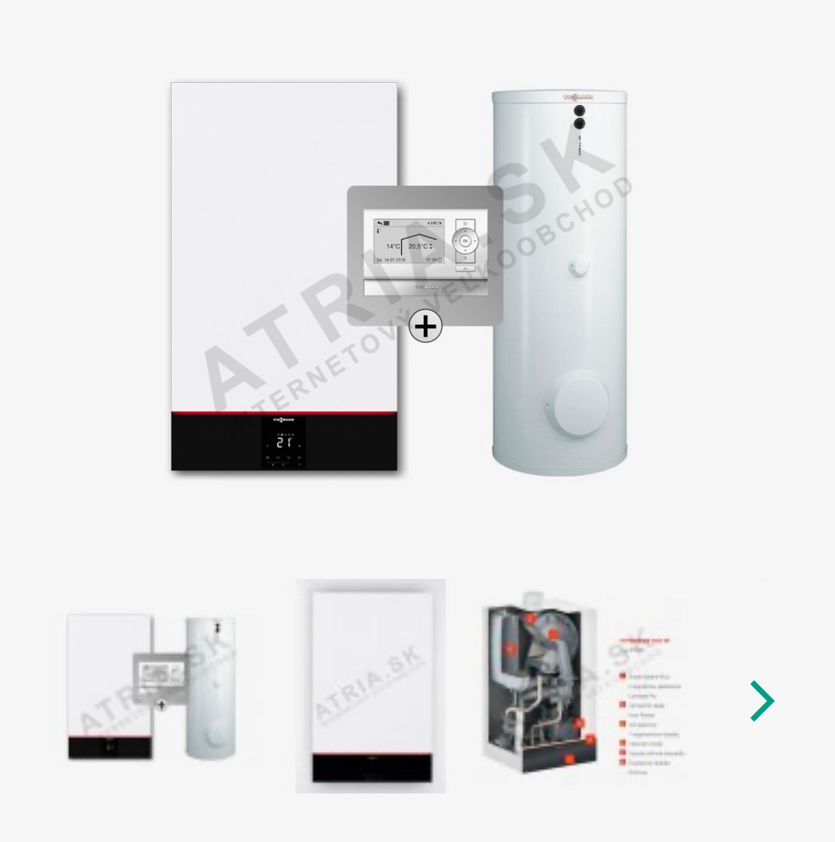 Predám novú zostavu viessmann vitodens 100-W B1HF 3,2-32kw