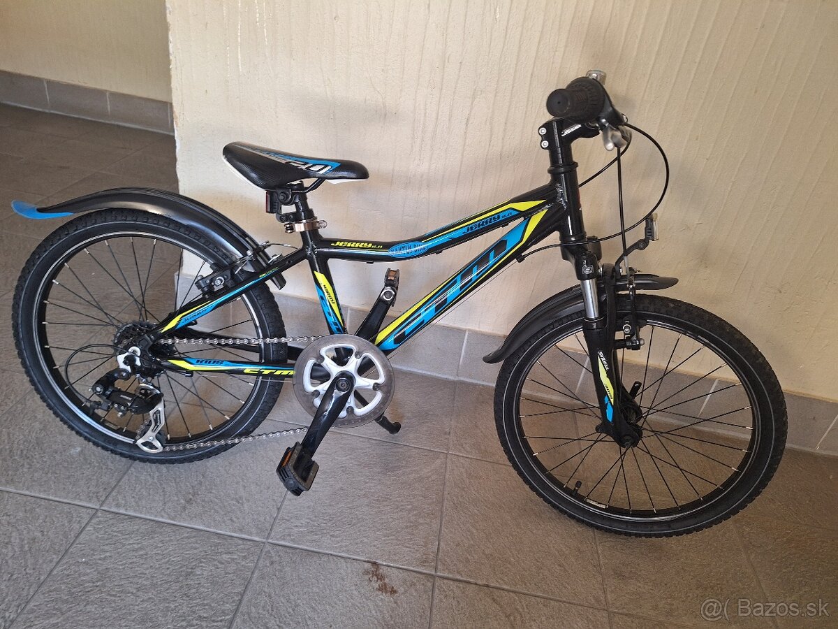 Predám detský bicykel 20kola Ctm čierno modry