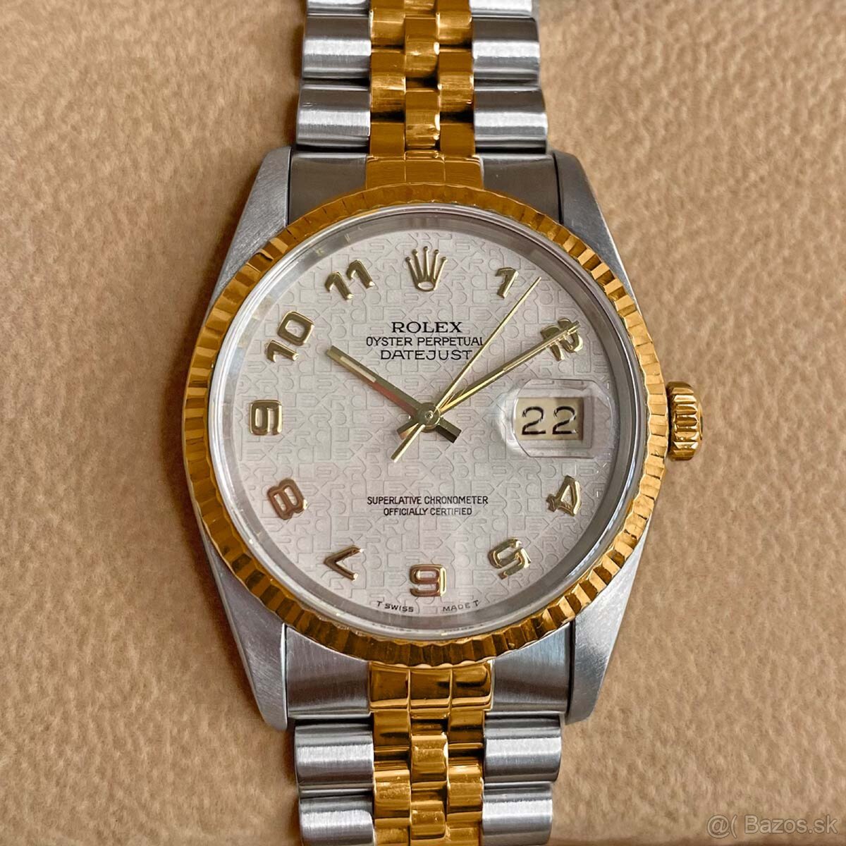 Rolex Datejust 36 - Yellow Rolesor 16013 - 1988 rok