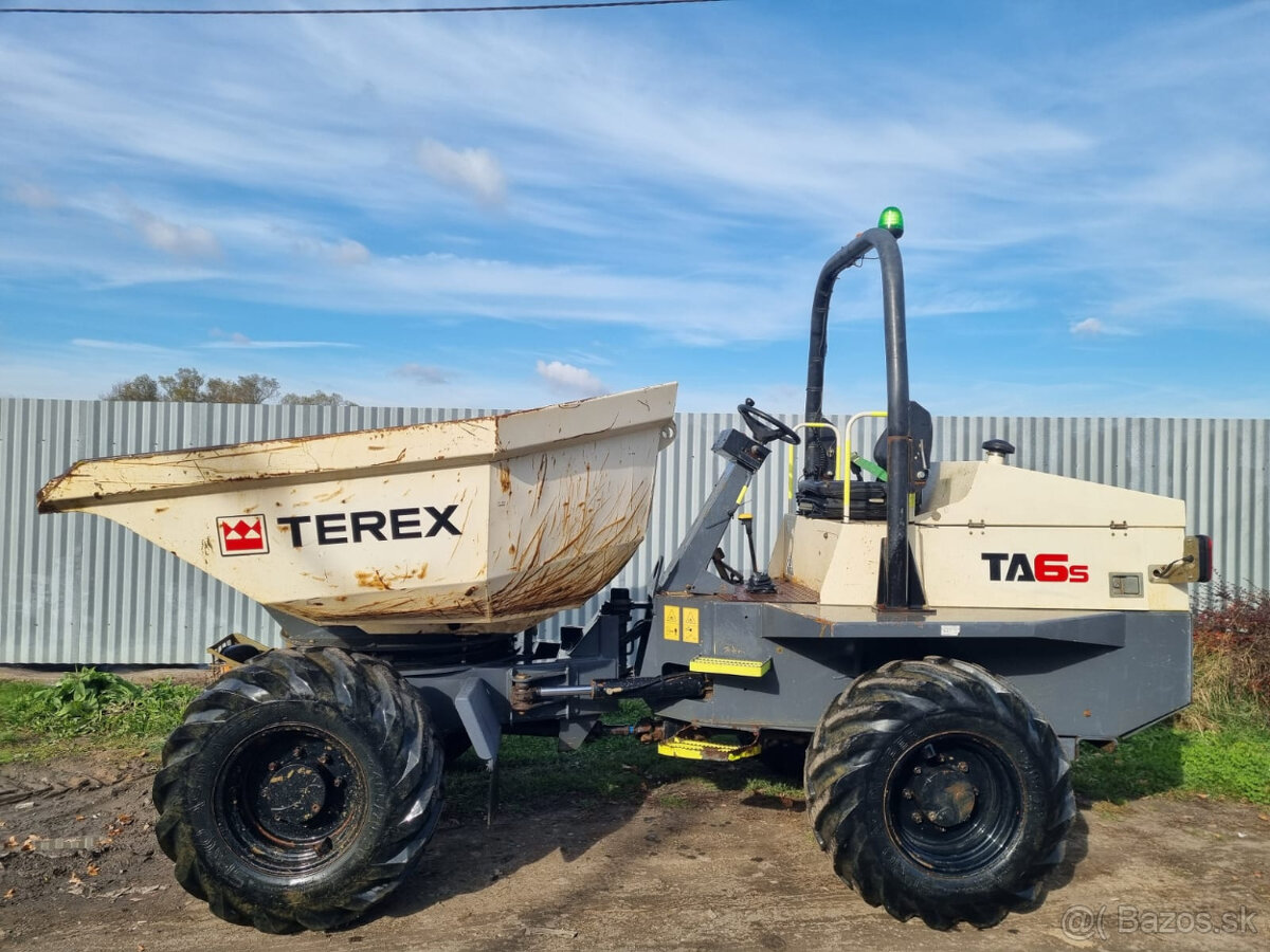 Predám dumper Terex TA6S r.v. 2016 STROJ MÁ CZ SPZ