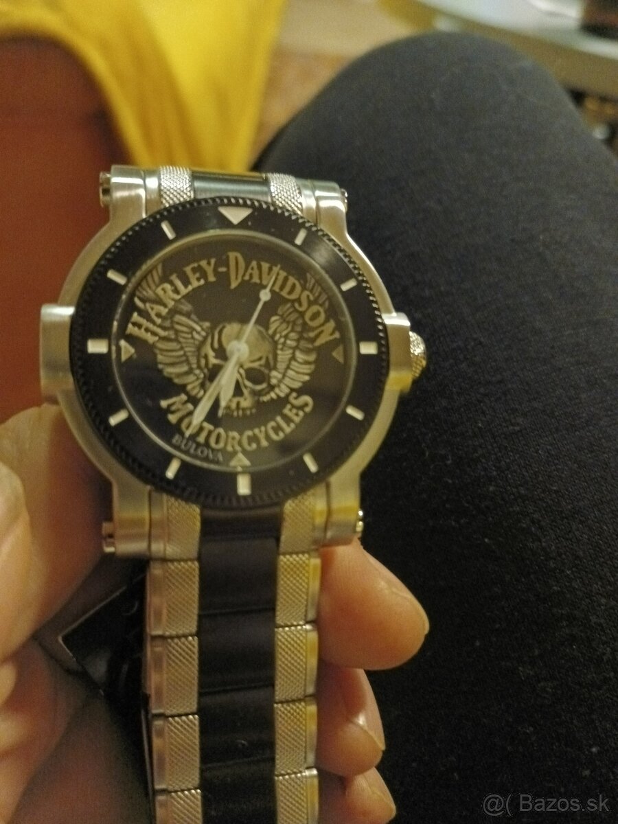 Predám švajčiarske hodinky Bulova Harley Davidson