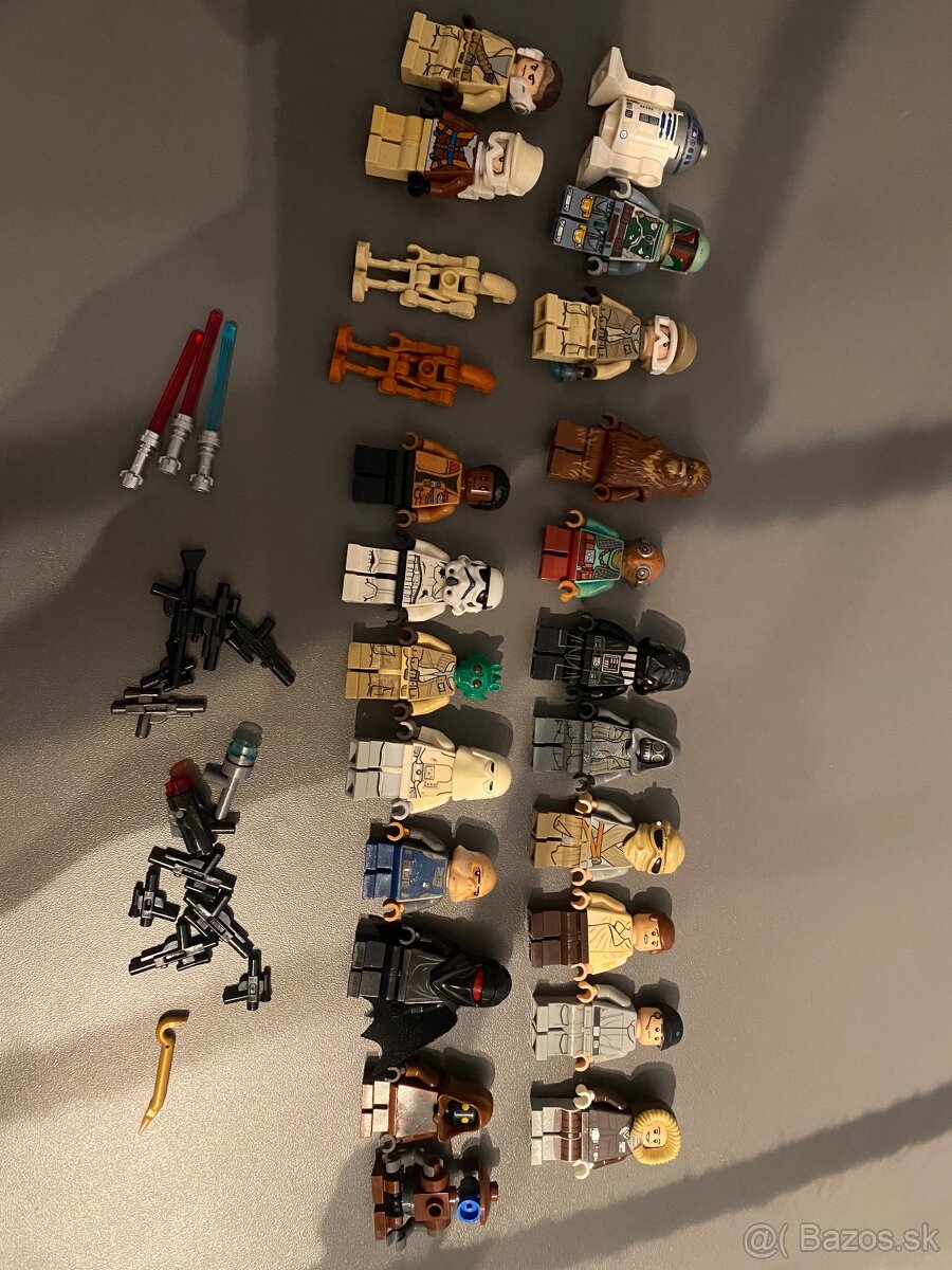 Lego minifigúrky- Star wars Marvel a Harry Potter