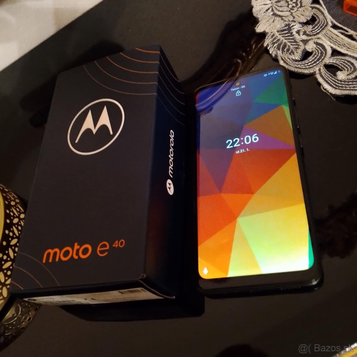 Motorola Moto E40 Black 64GB Android 11