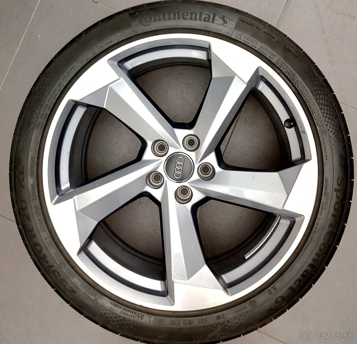 Audi R20 + 255/40R20 XL 101Y AO alu disky plus pneumatiky