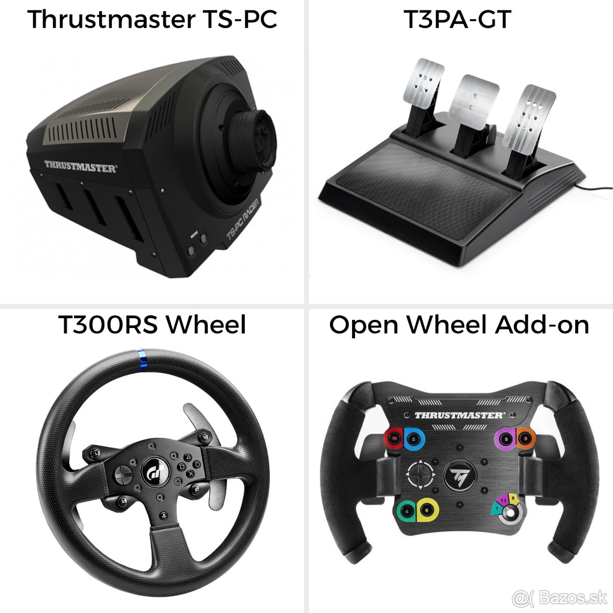 Thrustmaster TS-PC + T3PA-GT + Open Wheel Add-on