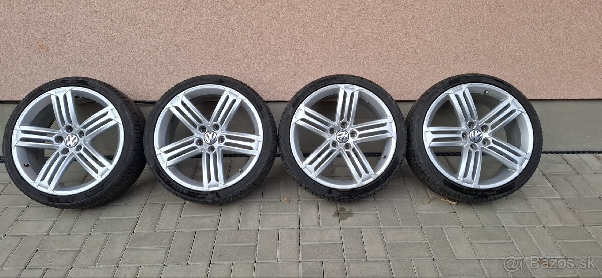 Disky 5x112 R19 VW Talledega s letnými pneu