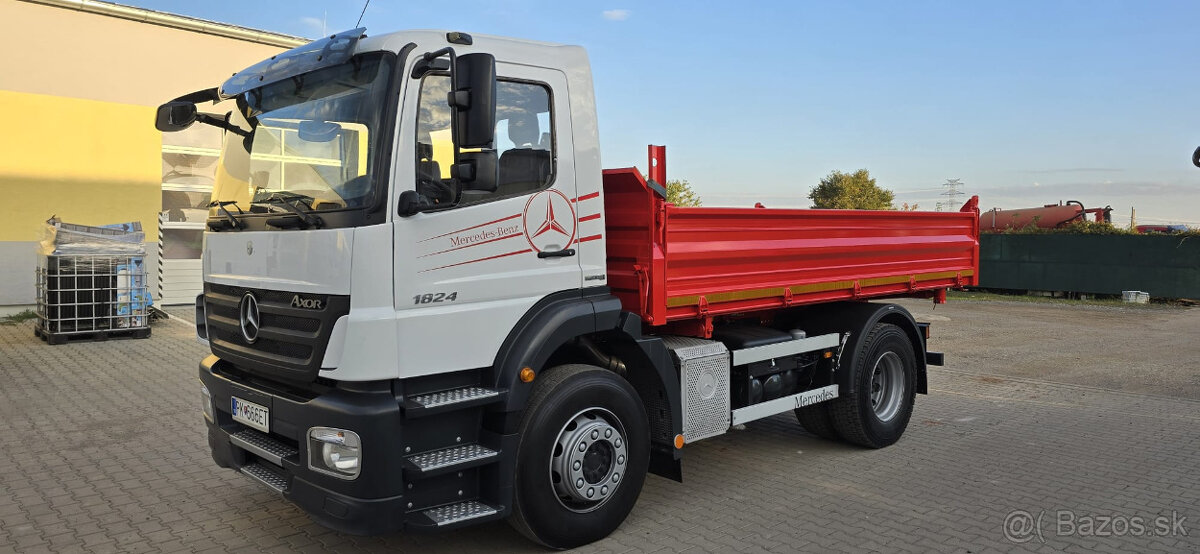 MERCEDES AXOR 1824 TROJSTRANNÝ SKLÁPAČ - "VYKLÁPAČ"  EURO4