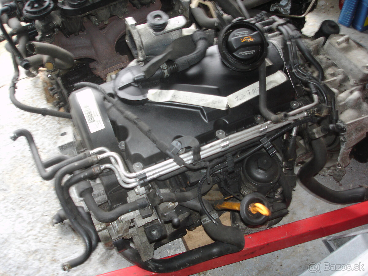 1,9 TDI 77kw PD kod BXE agregat, motor, hlava, blok octavia