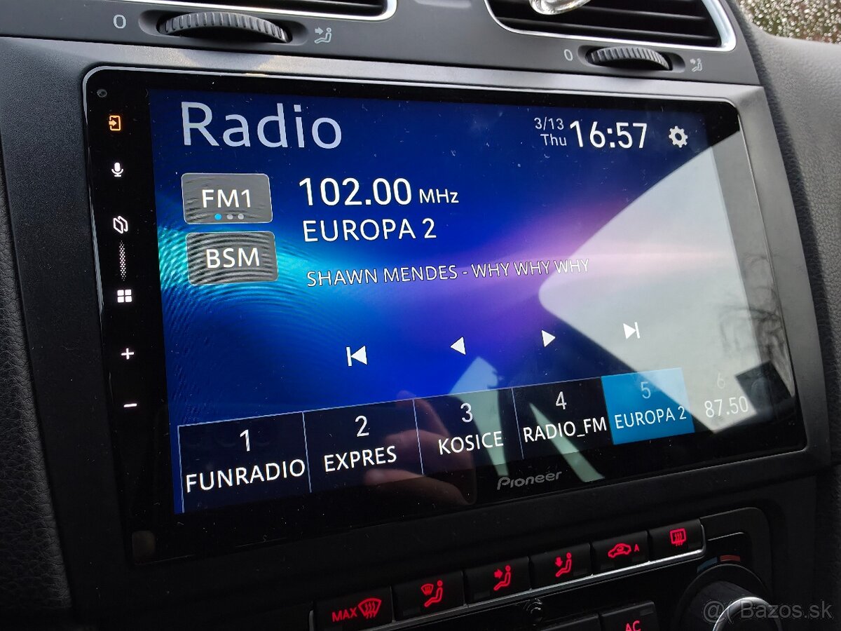 Pioneer SPH-PF97BT Wireless Apple/Android auto