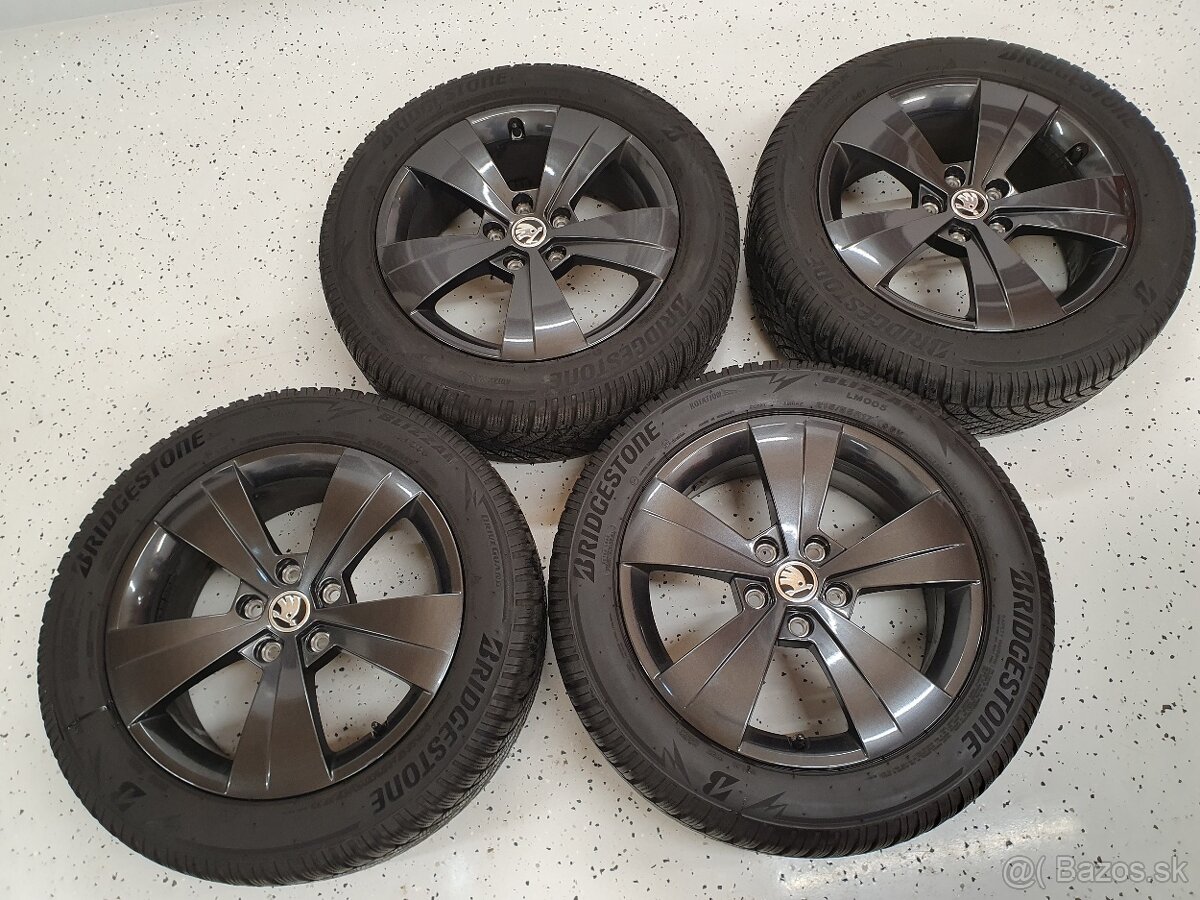 Zimná sada 215/55 r17 + Alu Škoda Triton 5x112