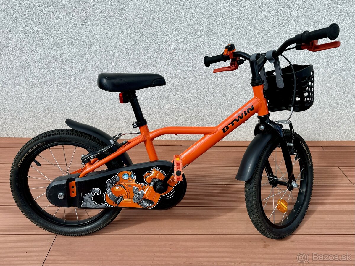 Predám 16” detský bicykel BTwin Robot 500