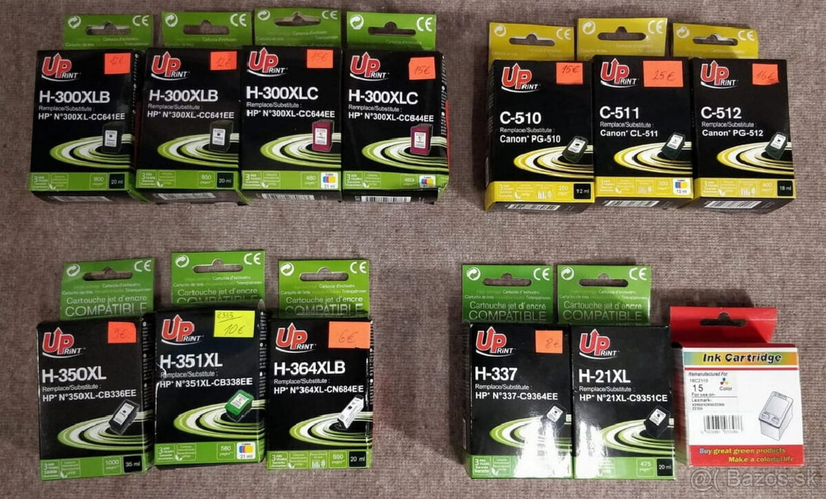 Cartridge HP, LEXMARK, CANON