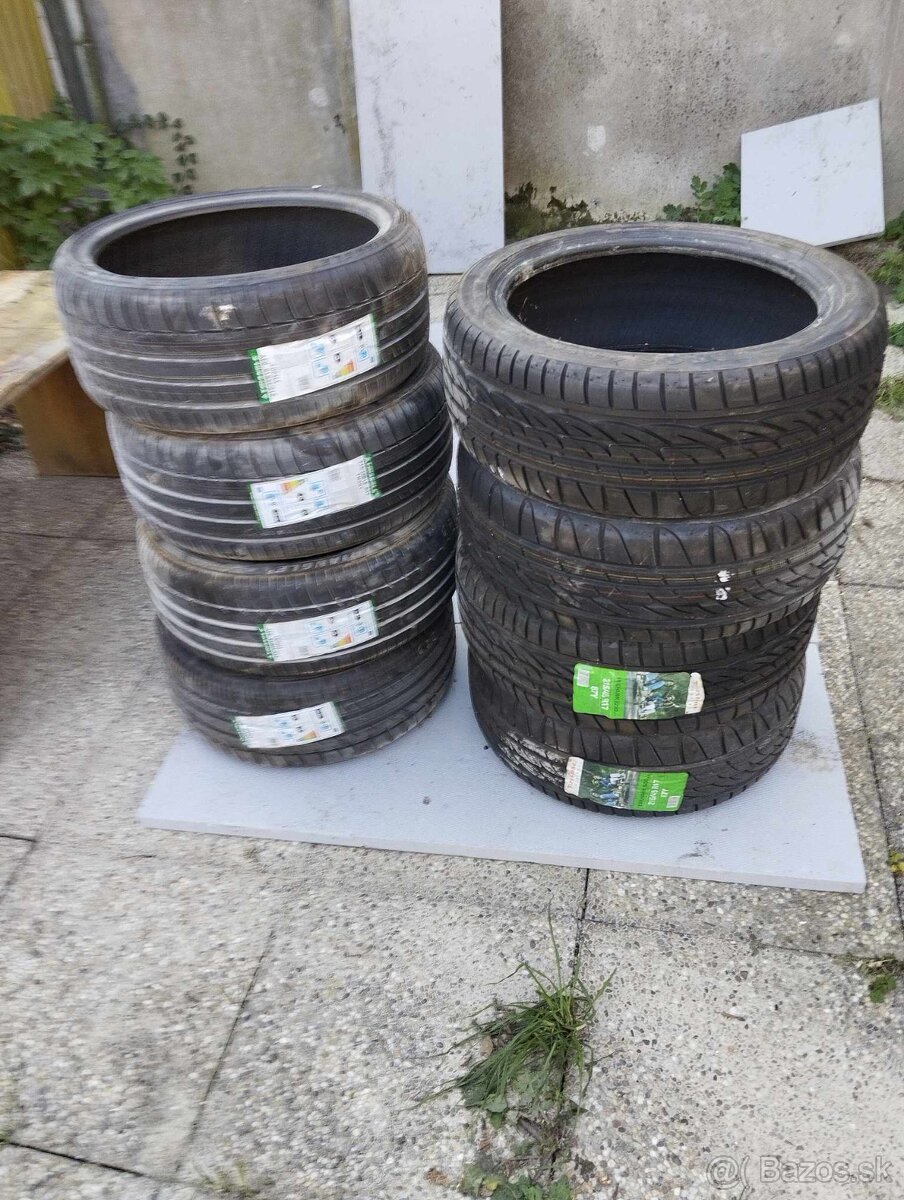 Gumy Triangle 215/35 r 18 a staré bridgestone 215/45 r 17